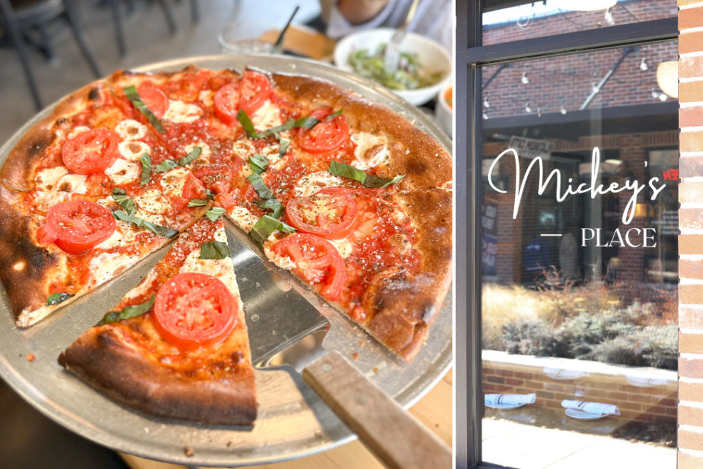 Mickey's Place Italian American cuisine and food located on the Square.. Pizza, pasta, soup and salad, local eatery.