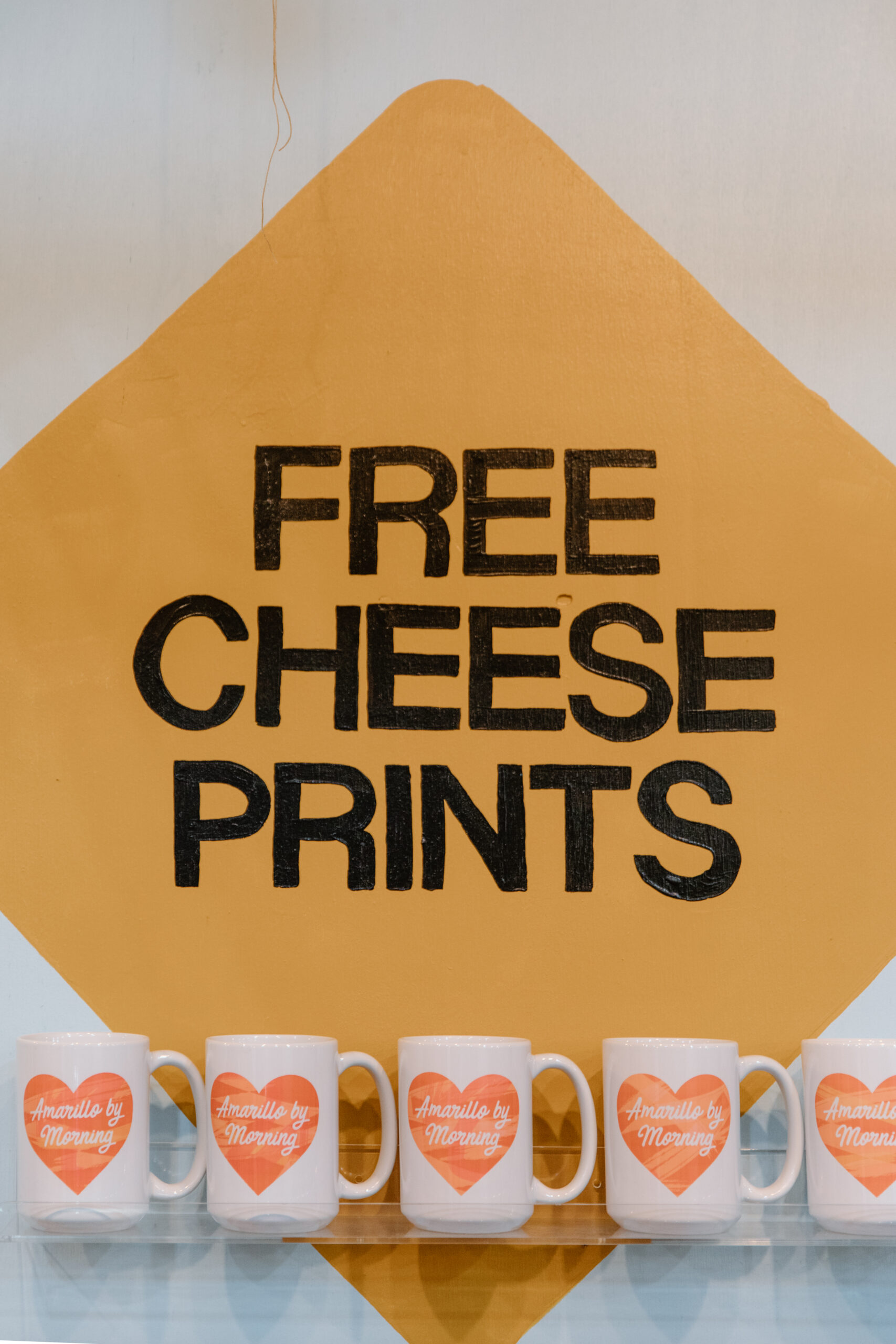 Free Cheese Prints in From 6th Collective, located in Amarillo, TX.